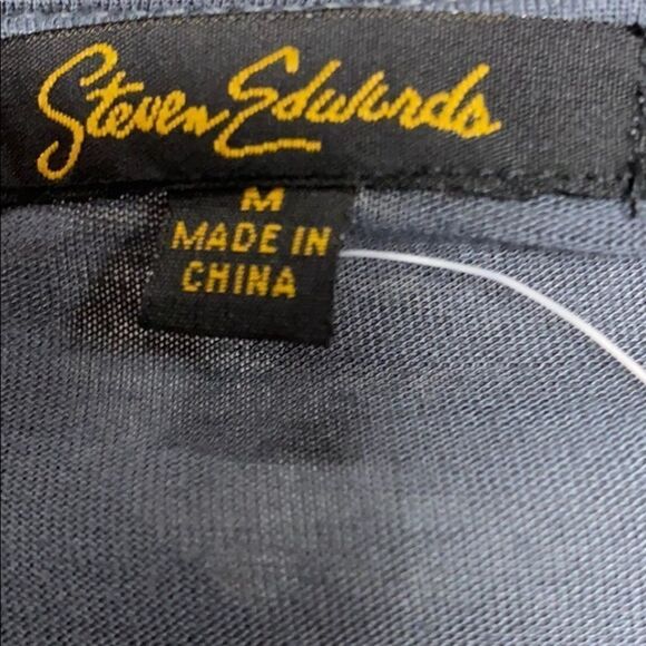 Steven Edwards Gray Tulip Sleeve Crew Neck Top - Picture 4 of 6